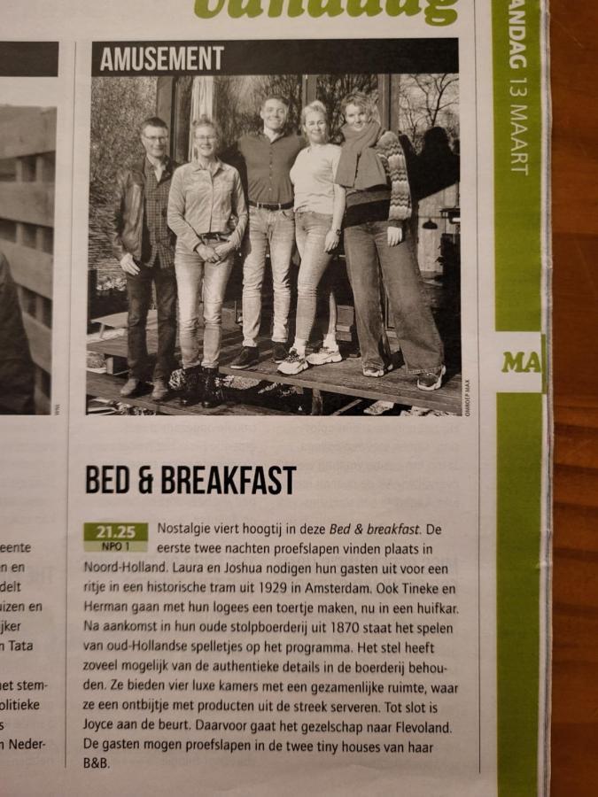 B & B De Tocht Berkhout Εξωτερικό φωτογραφία